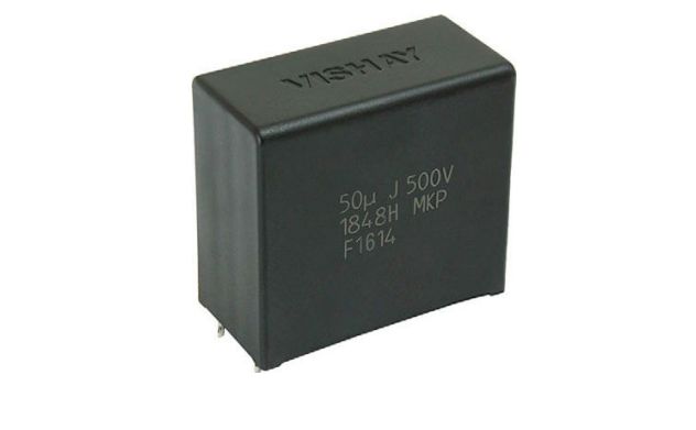 Vishay MKP1848H Polypropylene Capacitor PP, 1.2kV dc, ± 5%, 10μF, Through Hole