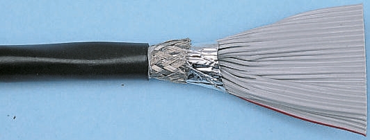 3M 3659 Series Round Ribbon Cable, 37-Way, 1.27mm Pitch, 30m Length