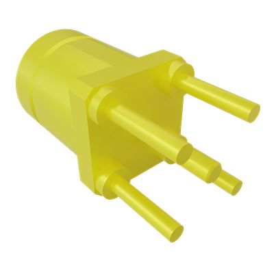 Samtec SMPM Series, Plug Through Hole SMPM Connector, 50Ω, Solder Termination, Straight Body