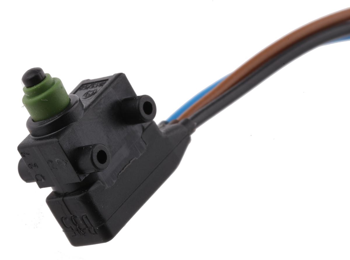 Marquardt Pin Plunger Micro Switch, Pre-wired Terminal, 4 A @ 12 V dc, SP-CO, IP67