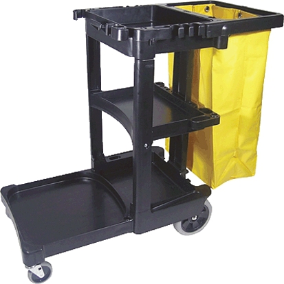 Rubbermaid Commercial Products 3 Shelf PP Trolley Cart