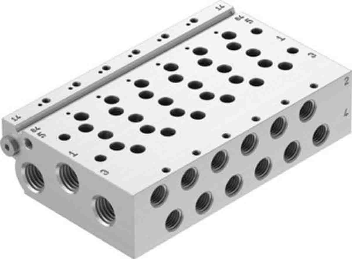 Festo VABM series 5 station Manifold Strip, 566645