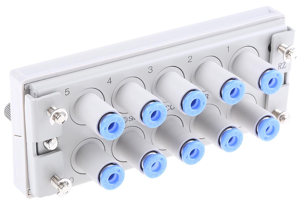SMC KDM Series Multi-Connector Fitting, Tube-to-Tube Connection Style