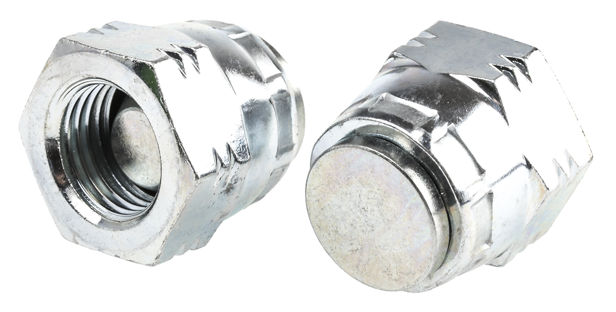G 1/4 Steel Hydraulic Blanking Cap, 450 bar Max Operating Pressure
