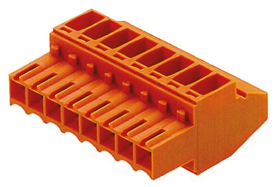 Weidmuller, 3.5mm Pitch, BL, 5 Way, Pluggable Terminal Block, Plug, Cable Mount, Screw Termination, 1638580000