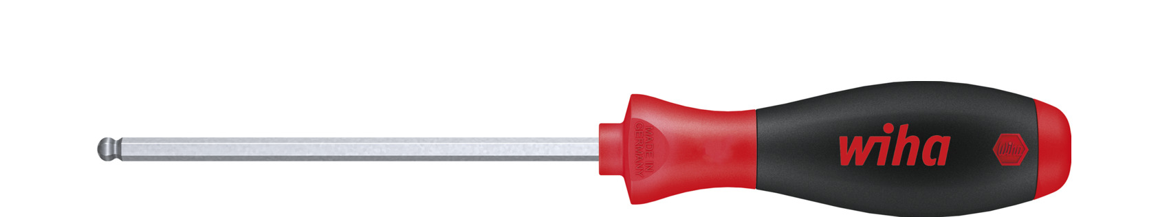 Wiha Ball End Hexagon  Screwdriver, 2.5 mm Tip, 100 mm Blade, 204 mm Overall