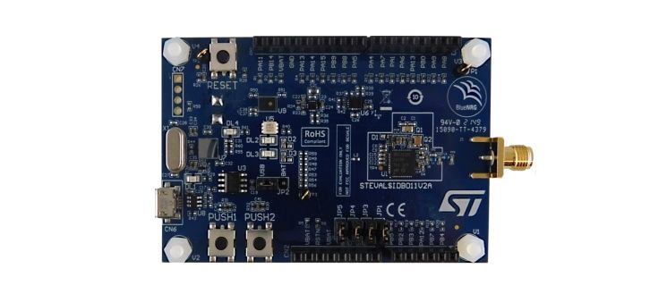 STMicroelectronics Bluetooth Development Tools Bluetooth Evaluation Kit for STSW-BNRGLPDK 64MHz STEVAL-IDB011V2