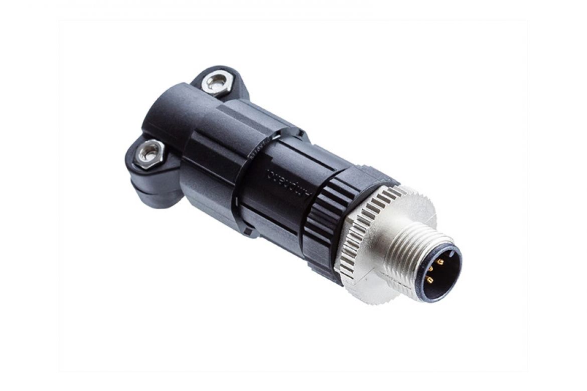 Amphenol Industrial Industrial Circular Connector, 5 Contacts, Threaded, Micro Connector, Plug, Male, IP67, NMEA 2000