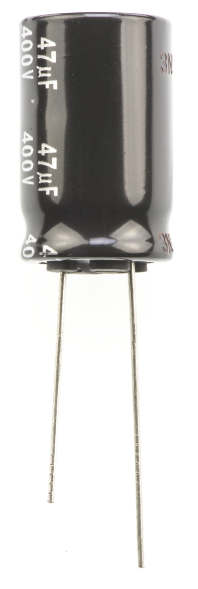 Panasonic 47μF Aluminium Electrolytic Capacitor 400V dc, Radial, Through Hole - EEUED2G470