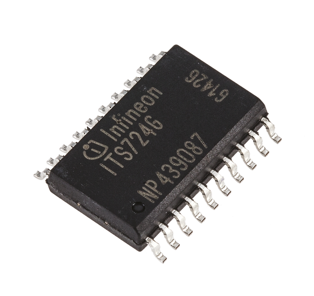 Infineon ITS724GFUMA1High Side, High Side Switch Power Switch IC 20-Pin, SOIC