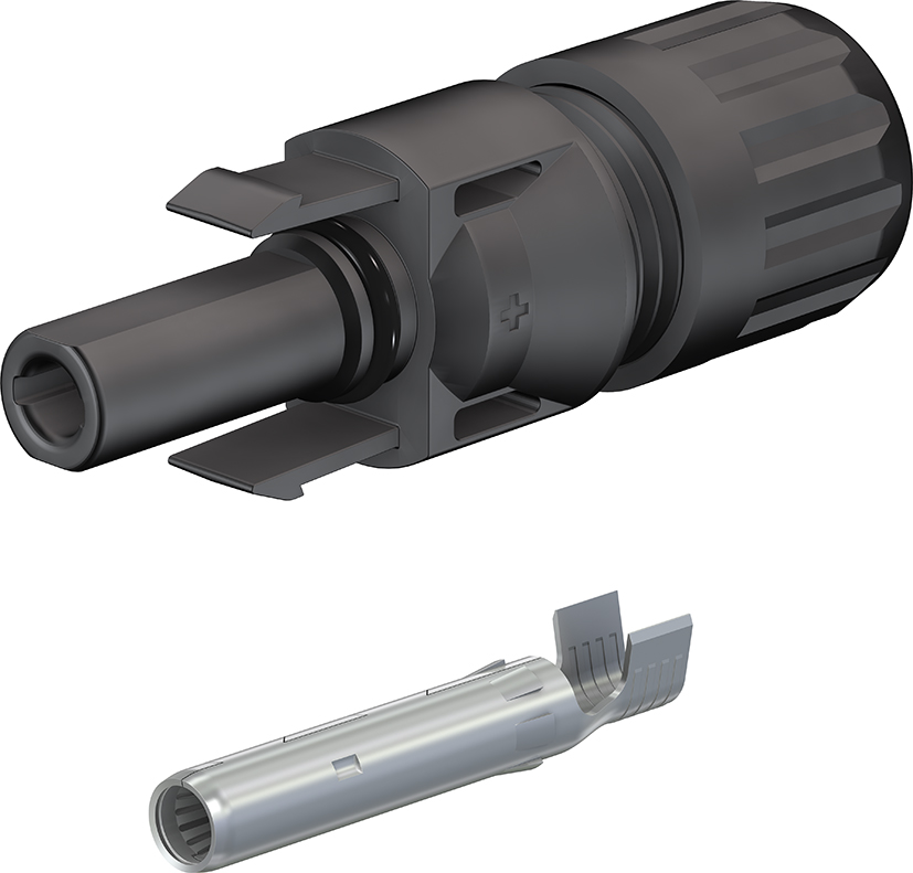 Staubli Cable Coupler MC4 Series, Female, Panel Mount Solar Connector, Cable CSA, 4mm², Rated At 39A, 1 kV PV-KBT4