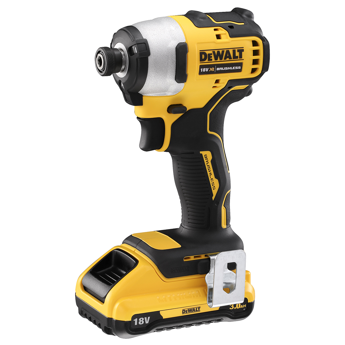 DeWALT DCF809L2T - 18V Impact Driver with 2 x 3Ah Batteries Type C - Euro Plug