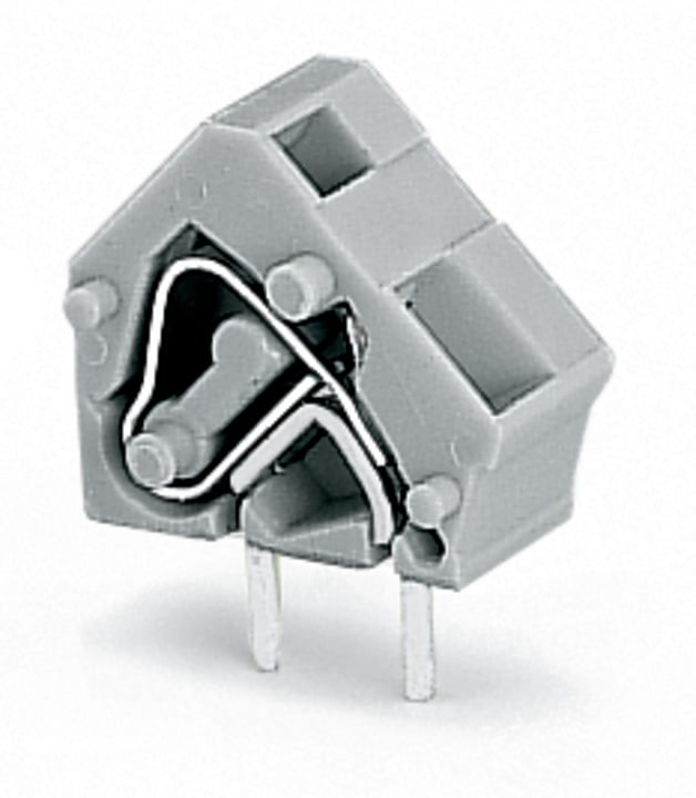 WAGO 236 Series PCB Terminal Block, 1-Contact, 7.5/7.62mm Pitch, Through Hole Mount, 1-Row, Cage Clamp Termination