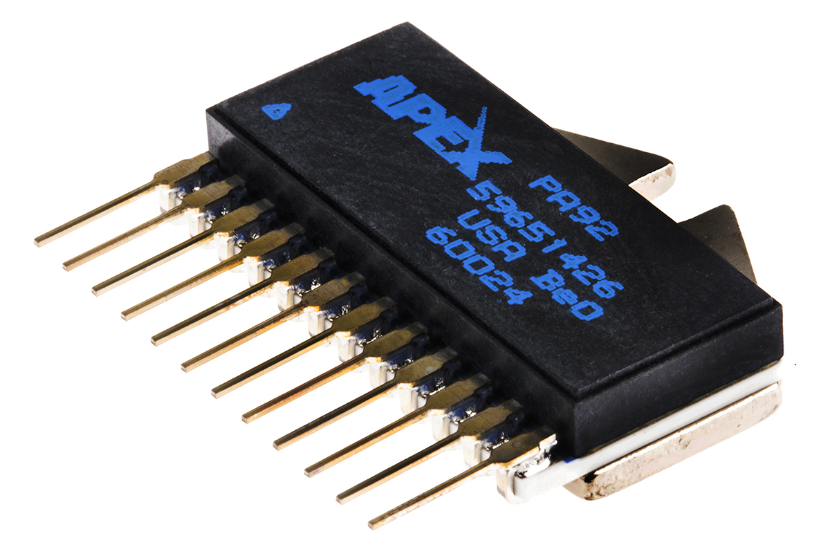PA92 Apex, Operational Amplifier, 18 MHz, 12-Pin 400 V SIP