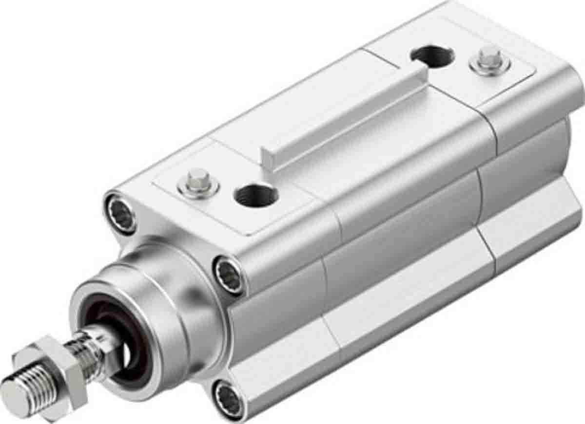 Festo 125 mm Pneumatic Piston Rod Cylinder - 1774264 DSBF-C-40-125-PPVA-N3-R Series, Double Acting Acting