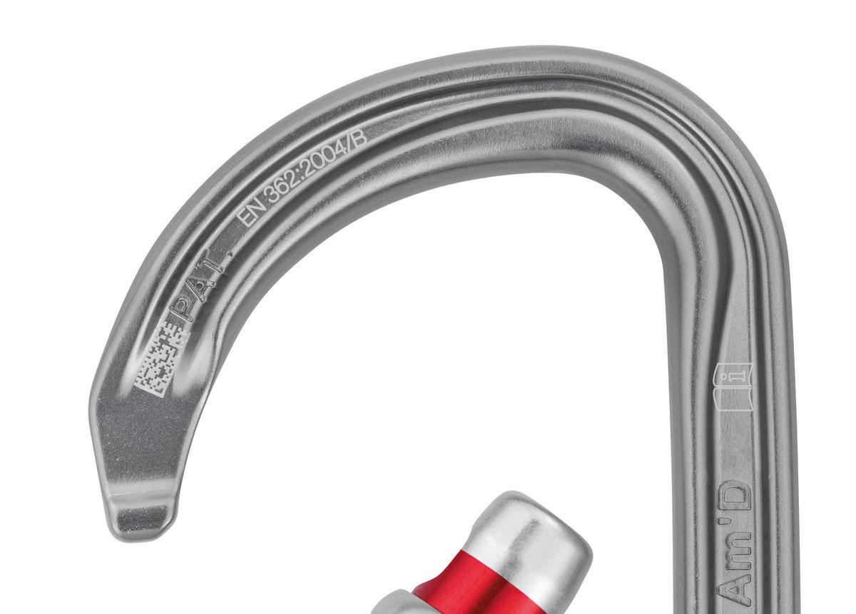 Petzl Carabiner Aluminium, Stainless Steel