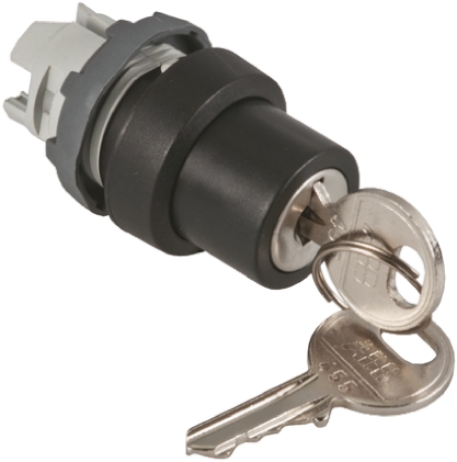 ABB ABB Modular 2-position Key Switch Head, Latching, 22mm Cutout