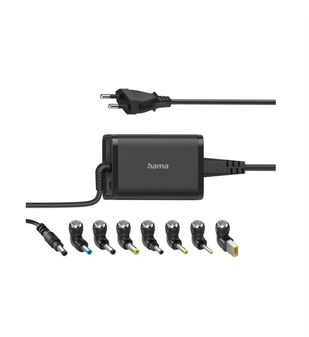 Hama 65W Plug-In Plug In Power Supply 15 V, 19 VV dc Output, 4.25A Output