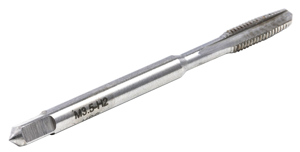 RS PRO Threading Tap HSS 1-Piece 0.6mm Pitch Metric Standard Hand Tap M3.5 Thread