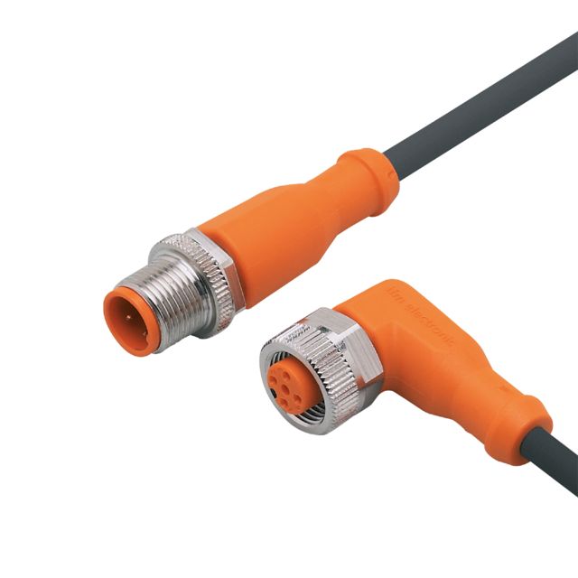 ifm electronic Male 1 way M12 to Female 1 way M12 Actuator/Sensor Cable, 20 m