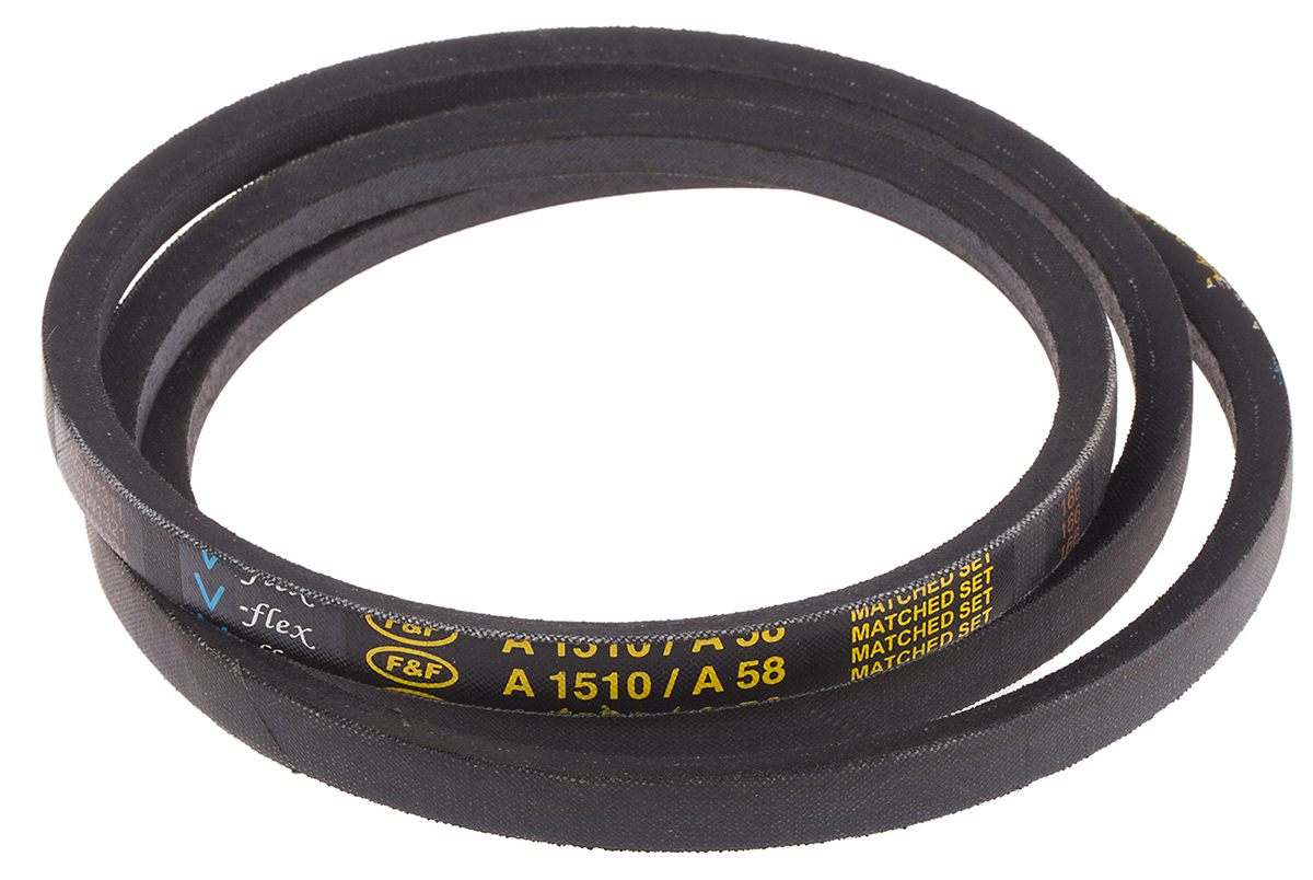 RS PRO Drive Belt, belt section A, 1475mm Length
