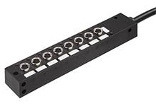Molex 120247 Series Sensor Box, M8, 5m cable, 3 way, 8 port