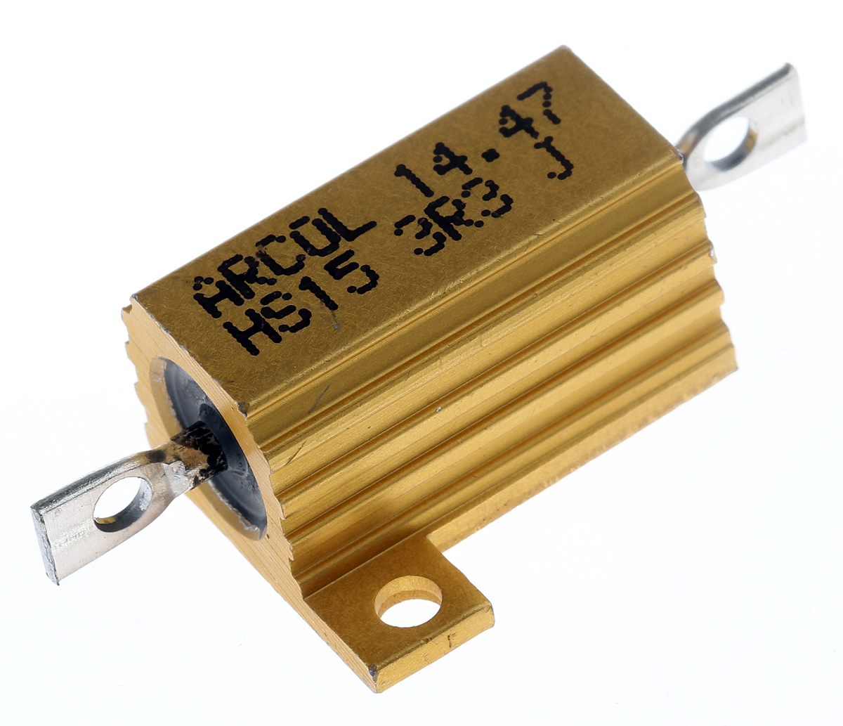 Arcol, 3.3Ω 15W Wire Wound Chassis Mount Resistor HS15 3R3 J ±5%