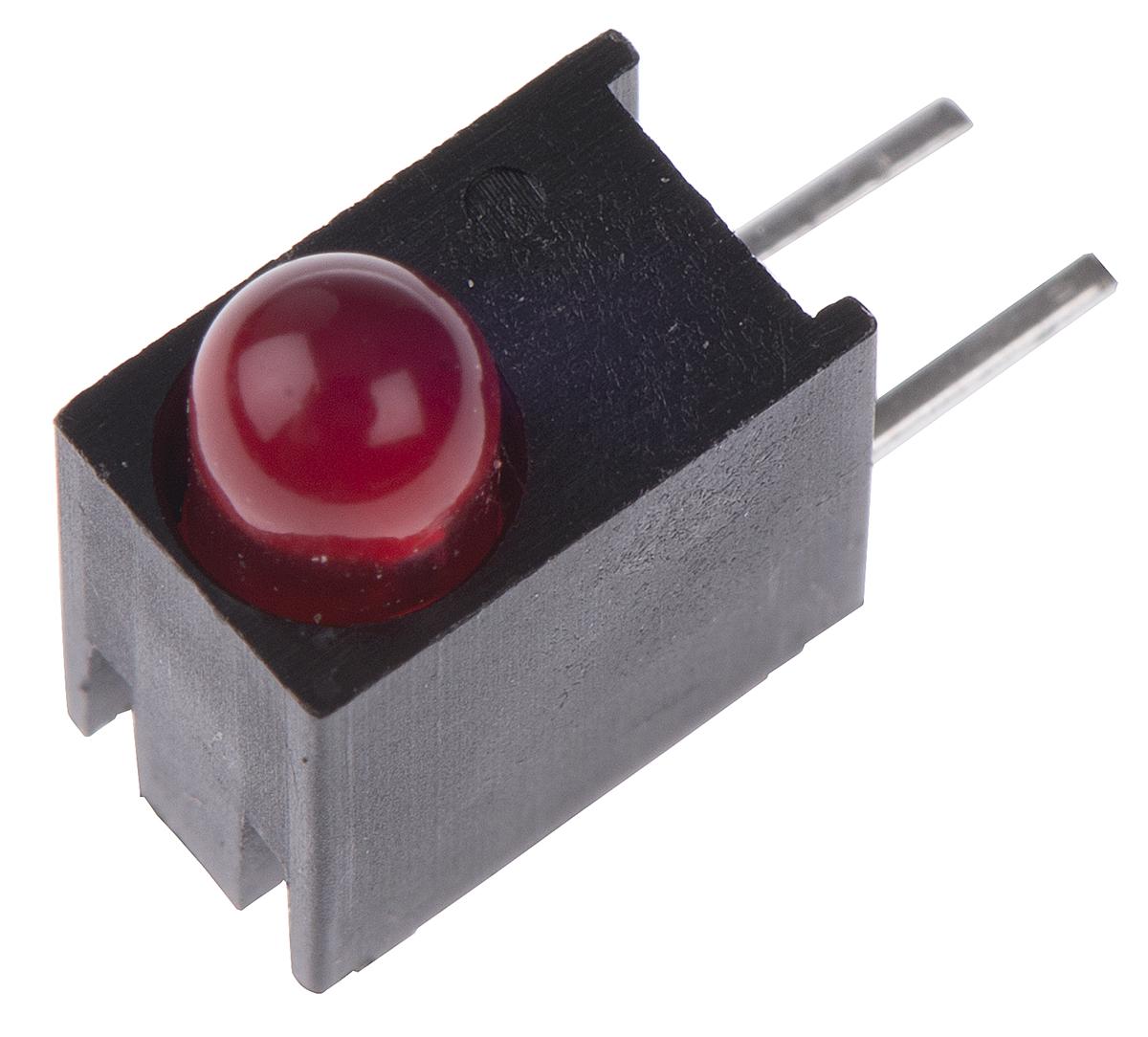 Dialight 551-0407F, Red Right Angle PCB LED Indicator, Through Hole 2 V