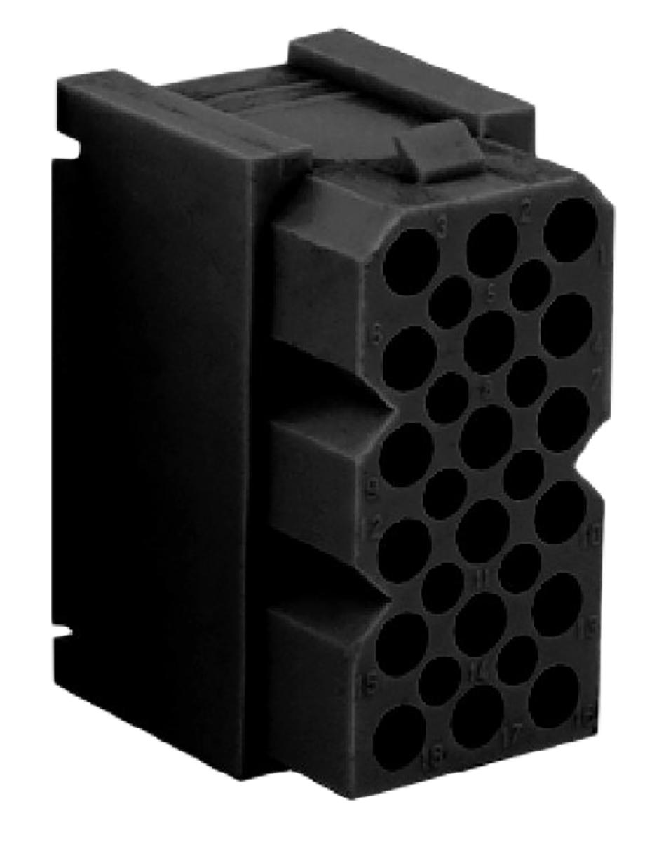Souriau Sunbank by Eaton, SMS Female Connector Housing, 18 Way, 6 Row