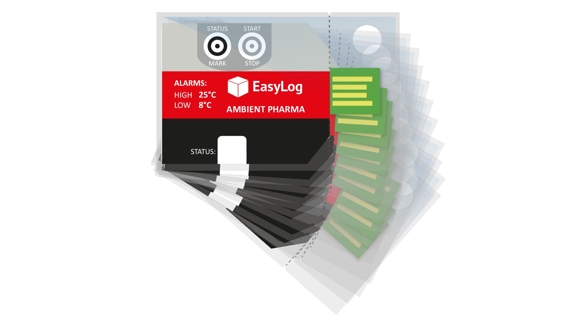 Lascar EL-PDF-1-004 PK10 Temperature Data Logger, USB, 1 Input Channel(s)