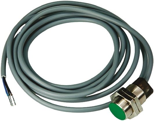 Baumer Inductive Threaded Barrel Proximity Sensor, M18, 8 mm Detection, PNP NO, 10 → 30 V dc