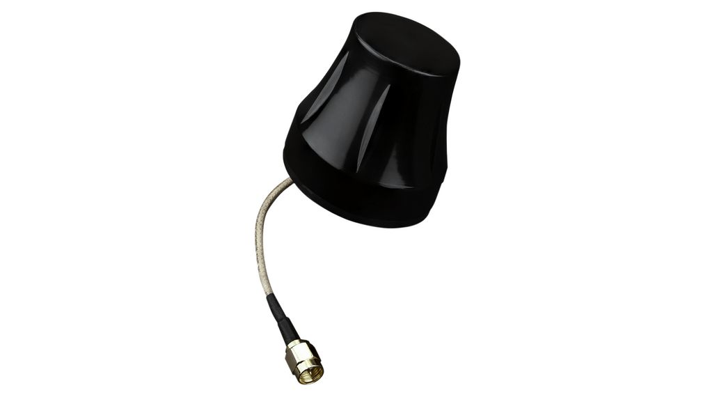 Taoglas G30.B.108111 Dome Multiband Antenna with SMA Male Connector, 2G (GSM/GPRS), 3G (UTMS), 4G (LTE)