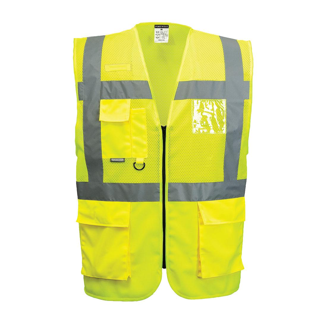 Portwest Yellow Breathable Hi Vis Vest, XXL
