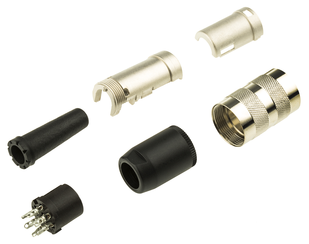 Amphenol Industrial, signalmate C091 7 Pole M16 Din Socket, 5.0A, 300 V IP40, Screw On, Cable Mount