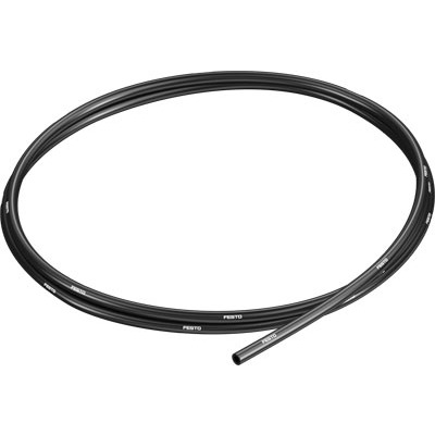 Festo PUN TPE, Flexible Tubing, 2.5mm ID, 4mm OD, Black