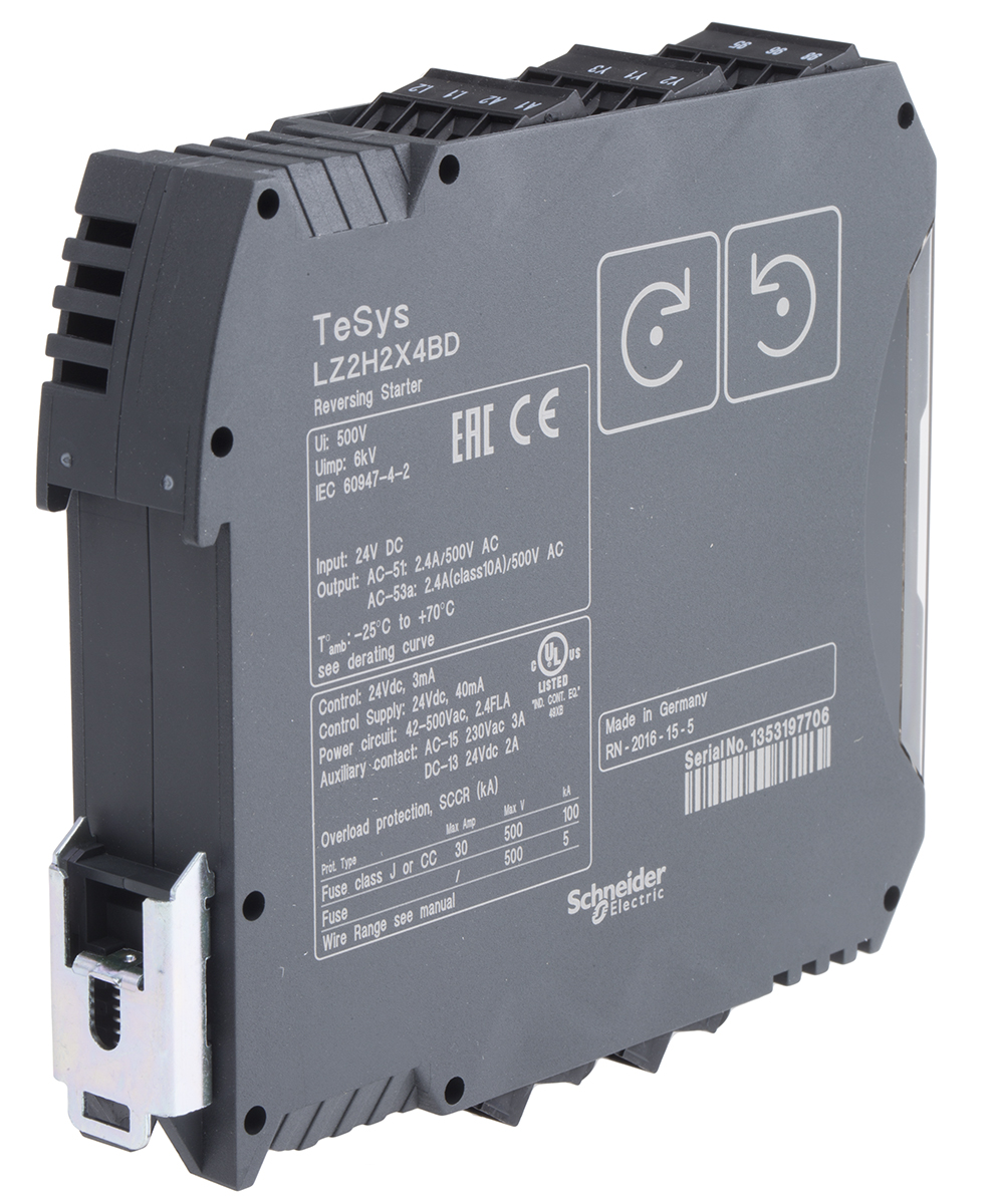 Schneider Electric TeSys Advanced Motor Starter, 1.1 kW, 0.18 → 2.4 A