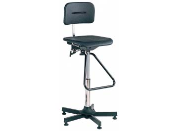 Bott Black Plastic Drafting Chair, 120kg Weight Capacity