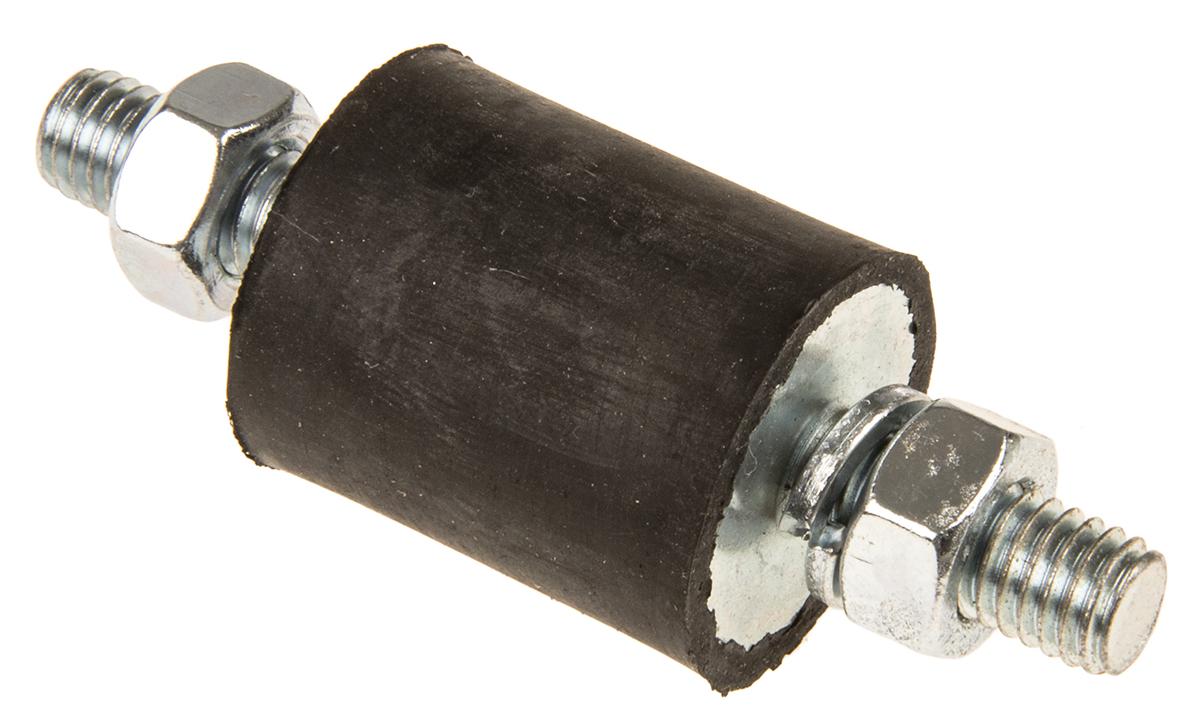 FIBET M8 Anti Vibration Mount, Male to Male Bobbin with 18kg Compression Load