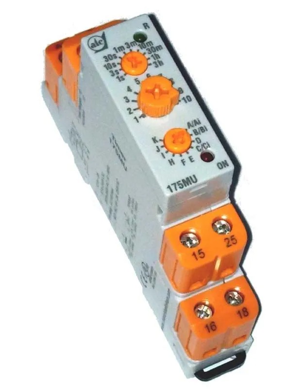 ATC 175MU Series DIN Rail Mount Multi timer, 12 → 240 V ac/dc, 20 → 240 V ac/dc, 1-Contact, 0.3 s