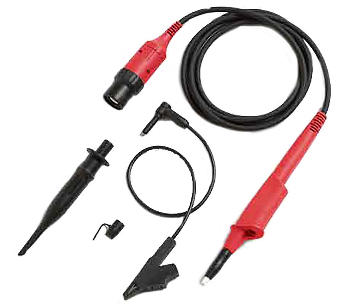 Fluke VPS410 Series VPS410-II-R Oscilloscope Probe, Voltage Type, 500MHz, 1:10, Test Lead Connector