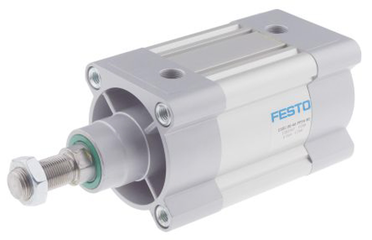Festo Pneumatic Piston Rod Cylinder - 1383333 80 mm Bore, 25 mm DSBC Series, Double Acting Acting