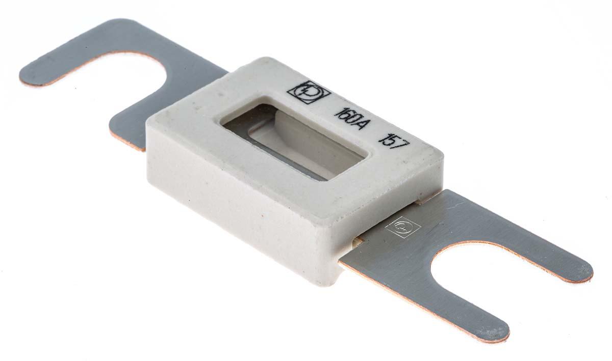 Littelfuse 160A Grey, White Fuse Strips Car Fuse, 48V dc