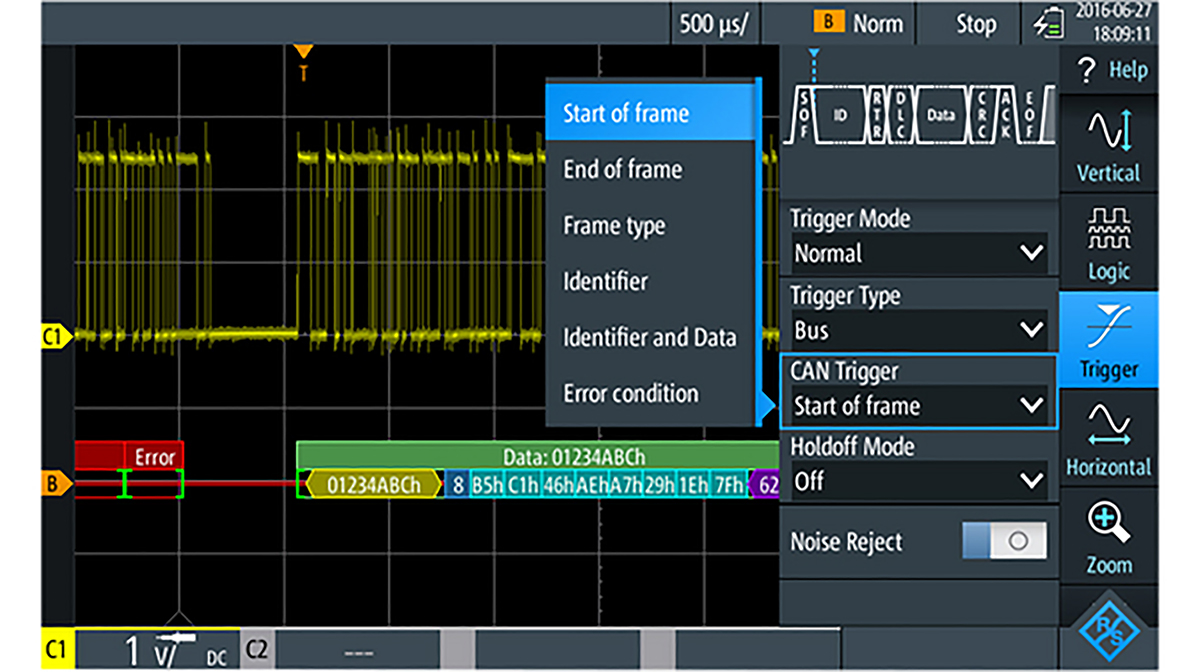 Rohde & Schwarz Oscilloscope Software for Use with RTH Handheld Digital Oscilloscope