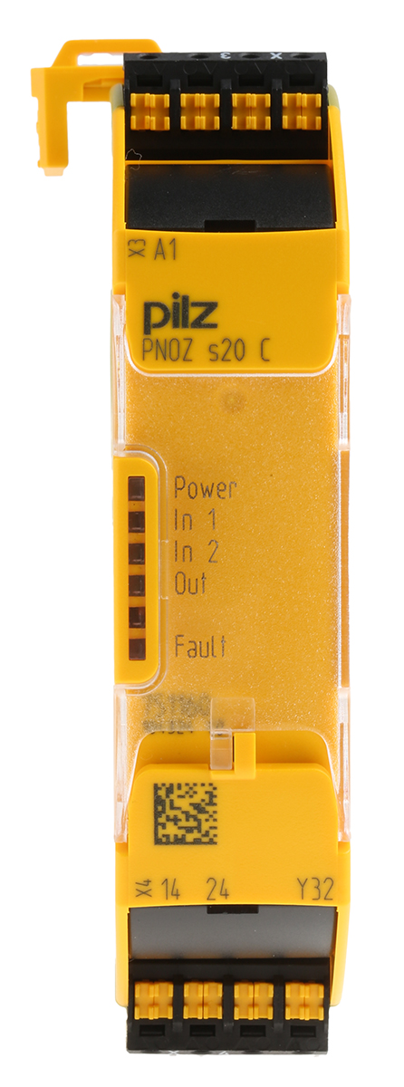 Pilz PNOZsigma PNOZ s20 C 1 Auxiliary Contacts Safety Relay 24V dc, Dual-Channel