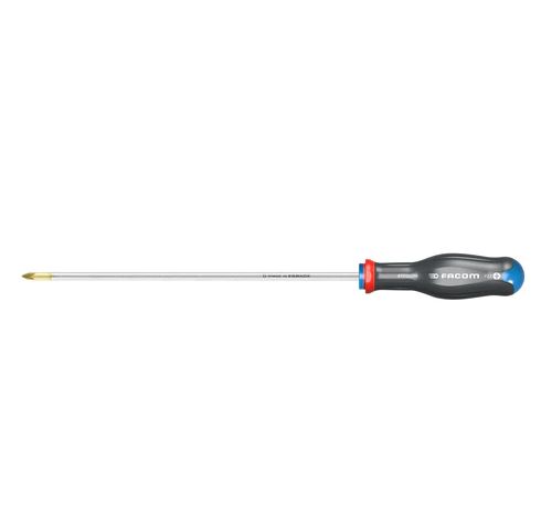 Facom Pozidriv  Screwdriver, PZ1 Tip, 250 mm Blade, 359 mm Overall