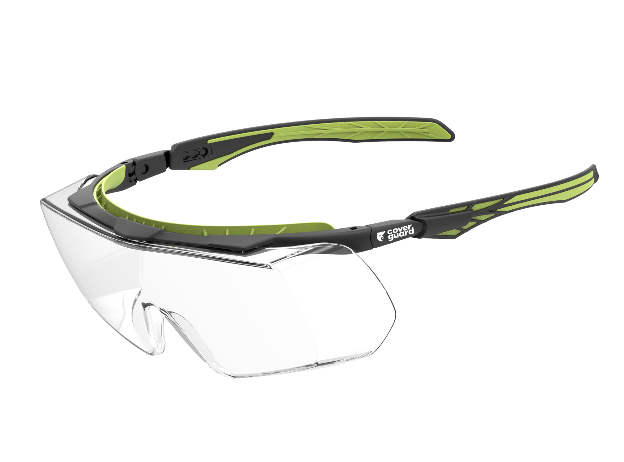 Coverguard The + UV Over Specs, Clear Polycarbonate Lens