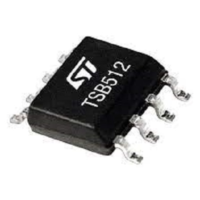 TSB512IYST STMicroelectronics, 2-Channel Differential Amplifier 6MHz Rail to Rail Input/Output 8-Pin MiniSO8