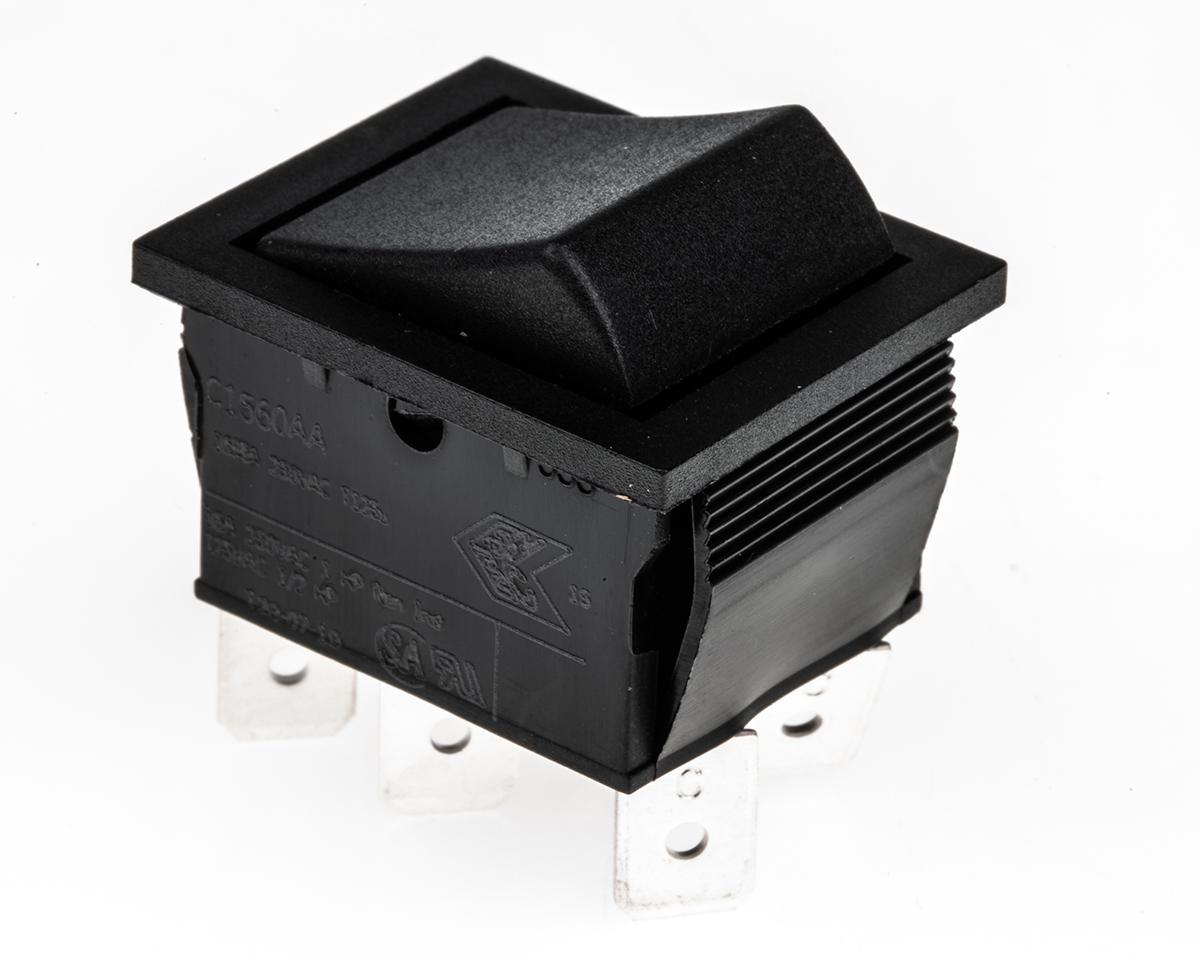 Arcolectric (Bulgin) Ltd DPDT, On-On Rocker Switch Panel Mount