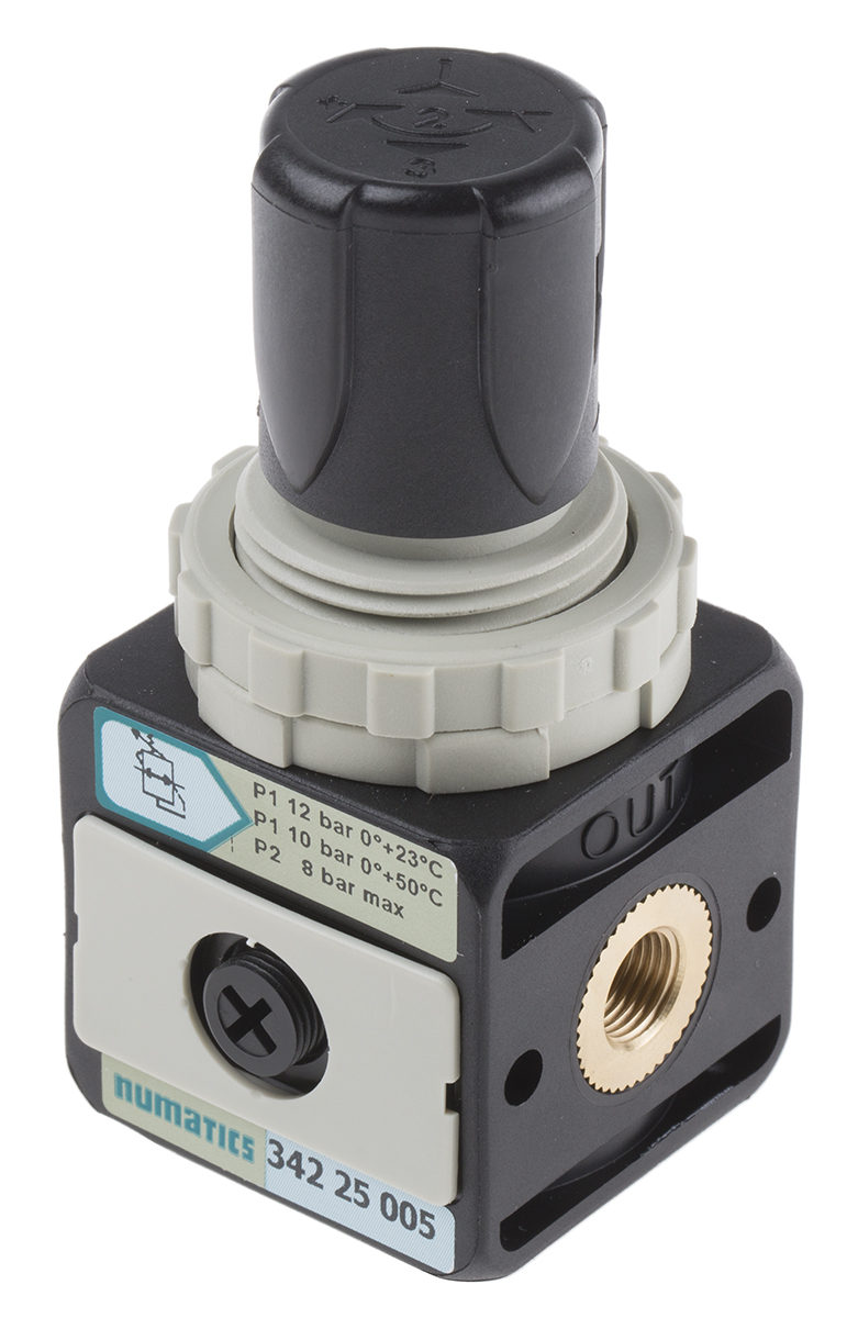 EMERSON ? ASCO G 1/8 Pneumatic Regulator - 0.5bar to 8bar, 1/8in, 12bar max. input
