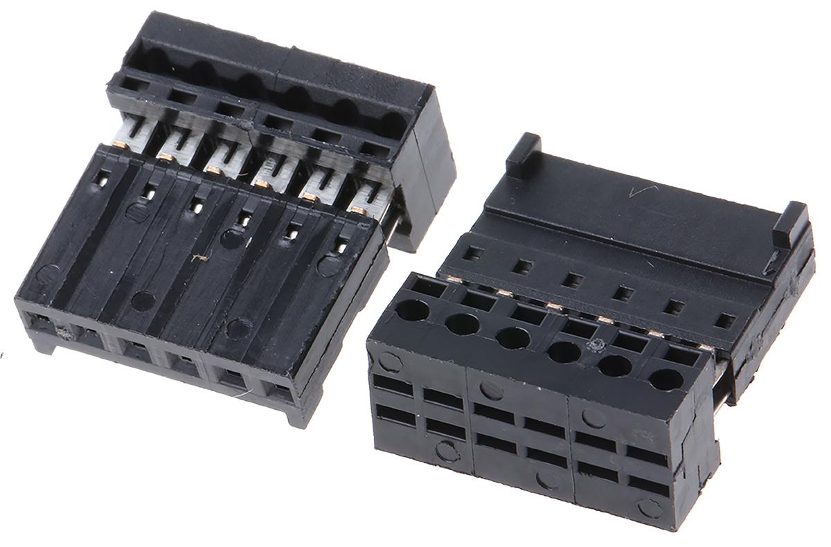 Wurth Elektronik 6-Way IDC Connector Socket for Cable Mount, 1-Row